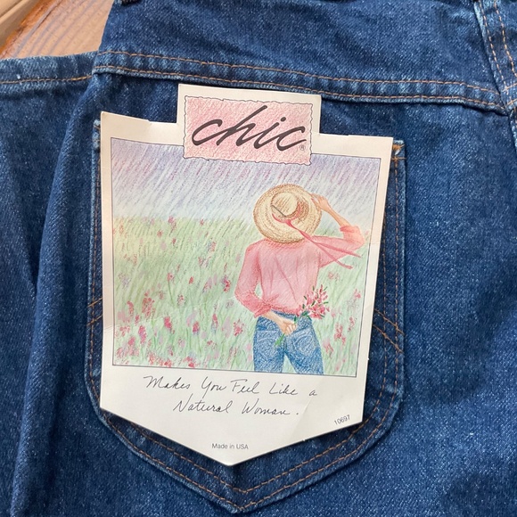 VINTAGE Chic High Rise Tapered Leg Mom Jeans NWT - Picture 7 of 12